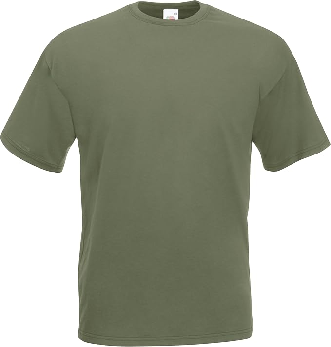 Settantallora T-Shirt Uomo Cotone 100%, Maglietta Basic a Tinta Unita, Maglia a Maniche Corte Morbida, Traspirante, Ideale per Sport, Lavoro e Tempo Libero
