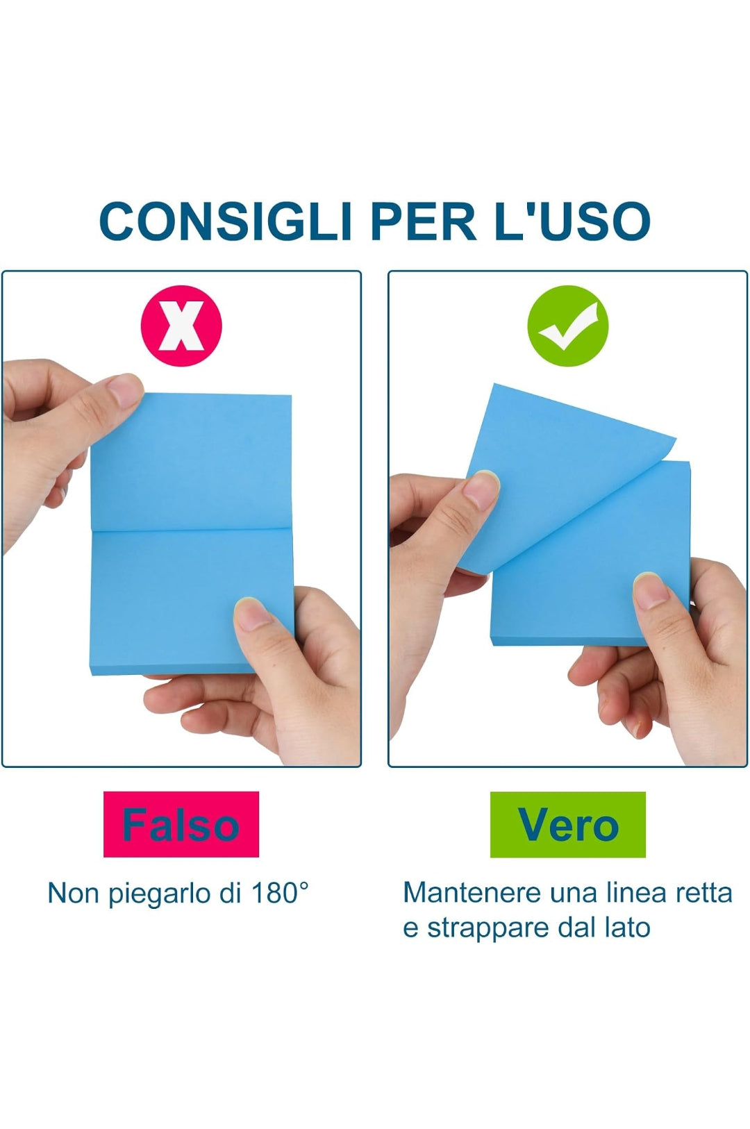ZCZN 12 Blocchetti di Foglietti Adesivi, 80 Fogli per Blocco, 76mm x76mm, Utilizzato Come Promemoria, Annotazione e Registrazione degli Elementi da Fare, Colore Neon , spedizione gratuita su ordine superiore 50€