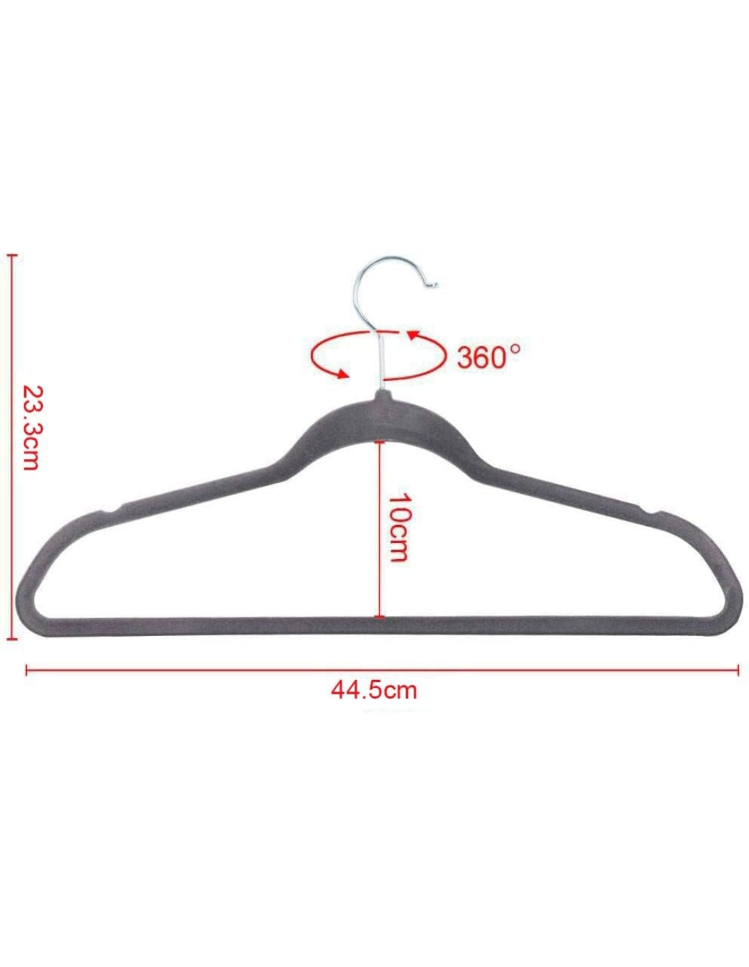 Ediesi, Grucce Appendiabiti in Velluto, 50 pezzi, antiscivolo, morbido, sottile, per pantaloni, camicia, gonna, abiti ,spedizione gratuita su ordine superiore a 50€