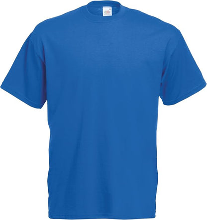 Settantallora T-Shirt Uomo Cotone 100%, Maglietta Basic a Tinta Unita, Maglia a Maniche Corte Morbida, Traspirante, Ideale per Sport, Lavoro e Tempo Libero