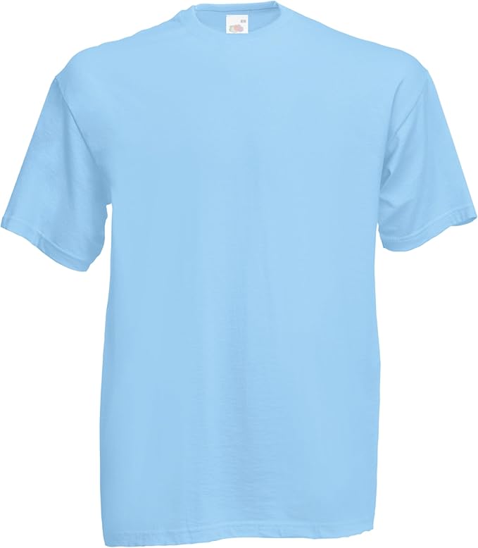 Settantallora T-Shirt Uomo Cotone 100%, Maglietta Basic a Tinta Unita, Maglia a Maniche Corte Morbida, Traspirante, Ideale per Sport, Lavoro e Tempo Libero