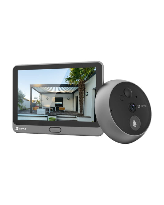 EZVIZ Campanello Digitale con Schermo Tattile a Colori da 4,3'' Videocitofono Senza Fili con Batteria Ricaricabile da 4600 mAh, Rilevamento del Movimento PIR, Audio Bidirezionale, Modello CP4 , spedizione gratuita su ordine superiore a 50€