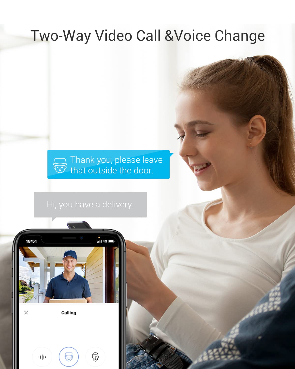 EZVIZ Campanello Digitale con Schermo Tattile a Colori da 4,3'' Videocitofono Senza Fili con Batteria Ricaricabile da 4600 mAh, Rilevamento del Movimento PIR, Audio Bidirezionale, Modello CP4 , spedizione gratuita su ordine superiore a 50€