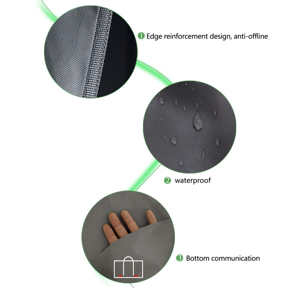 IHOMAGIC Cesto portabiancheria pieghevole a 3 sezioni, cestino portabiancheria pieghevole, borsa portabiancheria portatile, con manici per il trasporto, borsa per vestiti sporchi per bagno e camera da , spedizione gratuita su ordine superiore a 50€