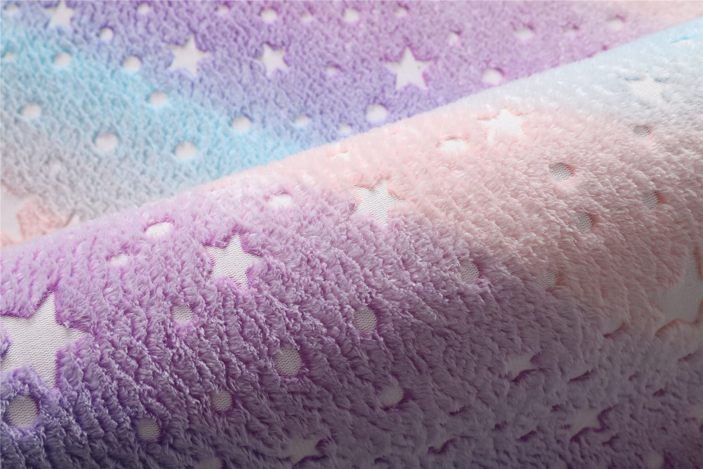 XMwike - Tappeto luminoso fosforescente, per bambini, antiscivolo, per camera da letto e salotto, arcobaleno scuro colorato, 120 x 60 cm , spedizione gratuita su ordine superiore a 50€