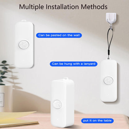 Sensore di movimento intelligente, sensore di movimento PIR WiFi per sistema di allarme, con monitoraggio remoto dell'app, attivazione di luci e scene, compatibile con Alexa.1PCS