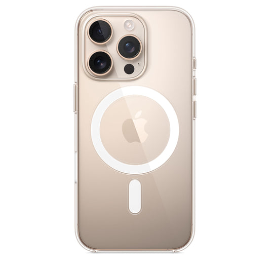 Apple Custodia MagSafe cover trasparente per iPhone 16 Pro