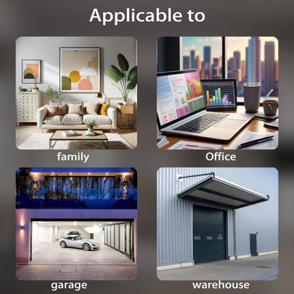 Sensore di movimento intelligente, sensore di movimento PIR WiFi per sistema di allarme, con monitoraggio remoto dell'app, attivazione di luci e scene, compatibile con Alexa.1PCS