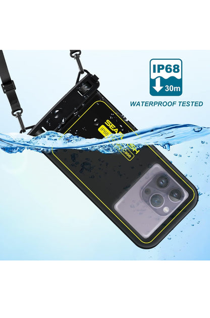 MR.LUYU Custodia Impermeabile Smartphone, IPX8 Galleggiante Cover Cellulare Subacquea Custodia Subacquea per iPhone 15 Pro Max 14 Pro 13 12 11 Samsung Galaxy S24 S23 Xiaomi Redmi Huawei Fino a 6,7" consegna gratuita su ordine 50€