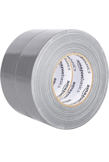 Nastro adesivo per uso generico, 5 cm x 54,8 m (L x l), 2 rotoli, argento , spedizione gratuita su ordine superiore a 50€