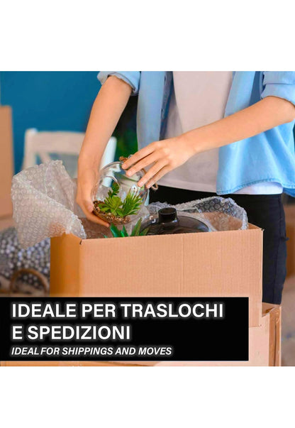 IPEA Pluriball per Imballaggio e Spedizioni – Rotolo da 20 Metri x 30 cm – Made in Italy – Bolle Aria per Protezione, Imbottitura, Confezionamento Oggetti, Trasporto – Antistrappo Antiurto - 55 gr/mq , spedizione gratuita su ordine superiore a 50€