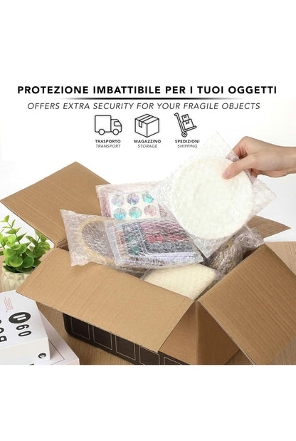 IPEA Pluriball per Imballaggio e Spedizioni – Rotolo da 20 Metri x 30 cm – Made in Italy – Bolle Aria per Protezione, Imbottitura, Confezionamento Oggetti, Trasporto – Antistrappo Antiurto - 55 gr/mq , spedizione gratuita su ordine superiore a 50€