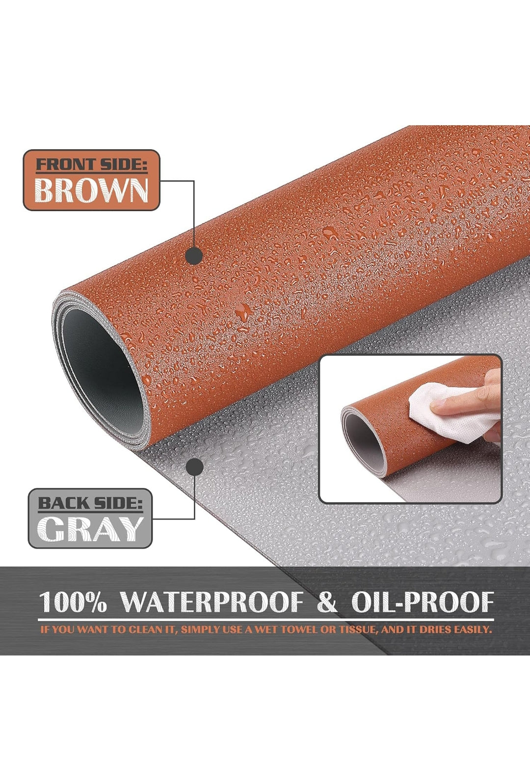 K KNODEL Tappetino Scrivania, Sottomano Scrivania, 90cm x 43cm in Similpelle PVC, Tappetino per Laptop, Copri Scrivania , spedizione gratuita su ordine superiore a 50€