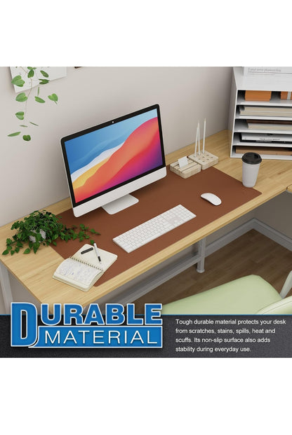 K KNODEL Tappetino Scrivania, Sottomano Scrivania, 90cm x 43cm in Similpelle PVC, Tappetino per Laptop, Copri Scrivania , spedizione gratuita su ordine superiore a 50€