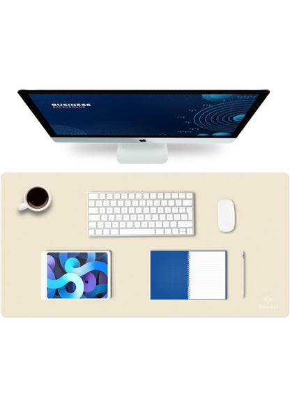 K KNODEL Tappetino Scrivania, Sottomano Scrivania, 90cm x 43cm in Similpelle PVC, Tappetino per Laptop, Copri Scrivania , spedizione gratuita su ordine superiore a 50€