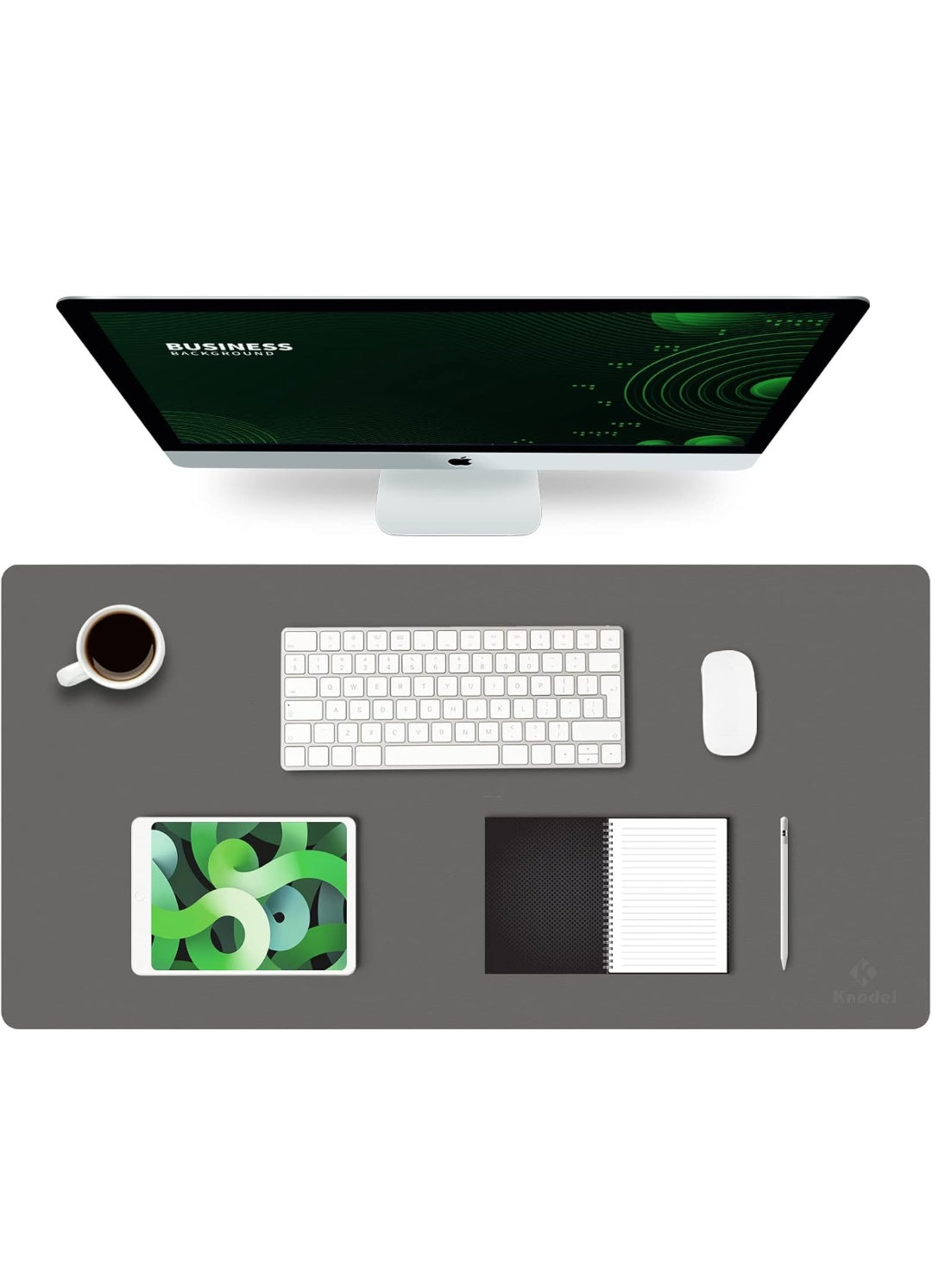 K KNODEL Tappetino Scrivania, Sottomano Scrivania, 90cm x 43cm in Similpelle PVC, Tappetino per Laptop, Copri Scrivania , spedizione gratuita su ordine superiore a 50€