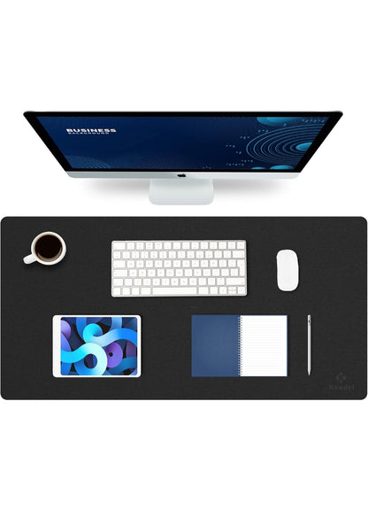 K KNODEL Tappetino Scrivania, Sottomano Scrivania, 90cm x 43cm in Similpelle PVC, Tappetino per Laptop, Copri Scrivania , spedizione gratuita su ordine superiore a 50€