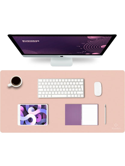 K KNODEL Tappetino Scrivania, Sottomano Scrivania, 90cm x 43cm in Similpelle PVC, Tappetino per Laptop, Copri Scrivania , spedizione gratuita su ordine superiore a 50€