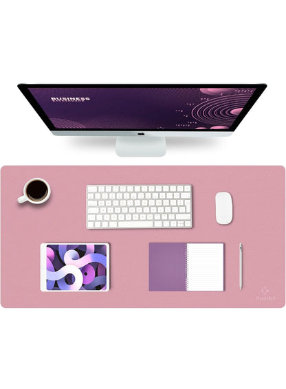 K KNODEL Tappetino Scrivania, Sottomano Scrivania, 90cm x 43cm in Similpelle PVC, Tappetino per Laptop, Copri Scrivania , spedizione gratuita su ordine superiore a 50€