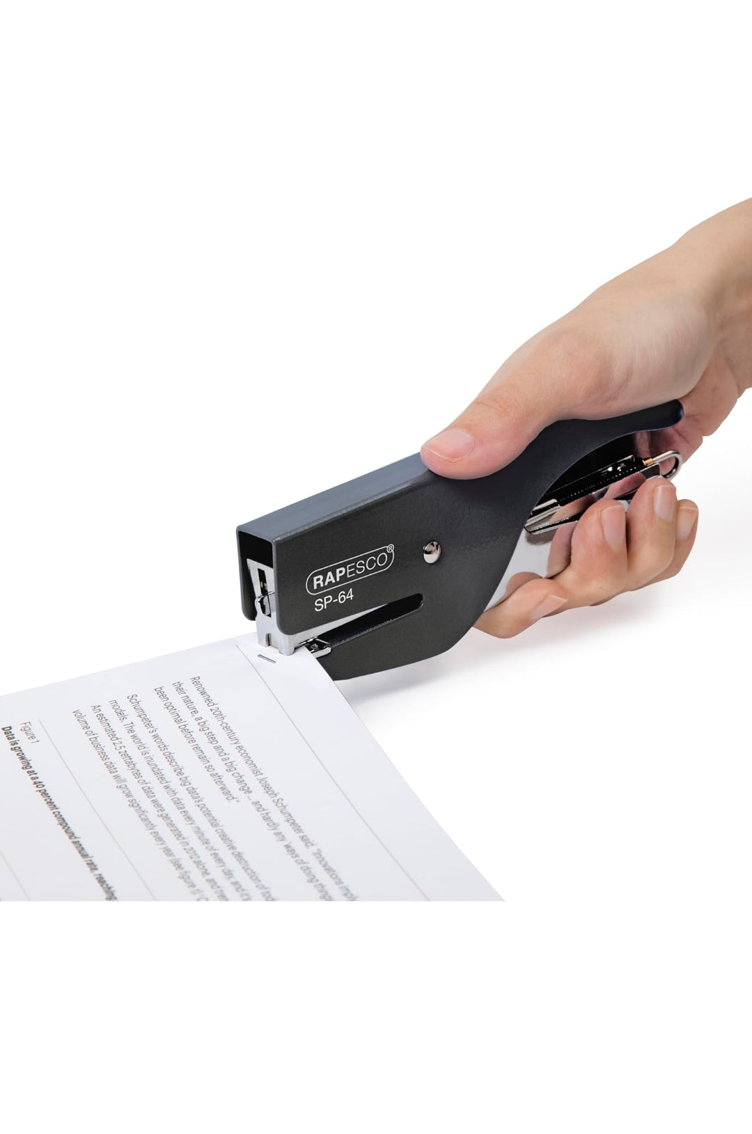 Rapesco 1381 SP-64 Cucitrice a Pinza e 1000 Punti Tipo 21/4 mm, Capacità 12 Fogli , spedizione gratuita su ordine superiore a 50€