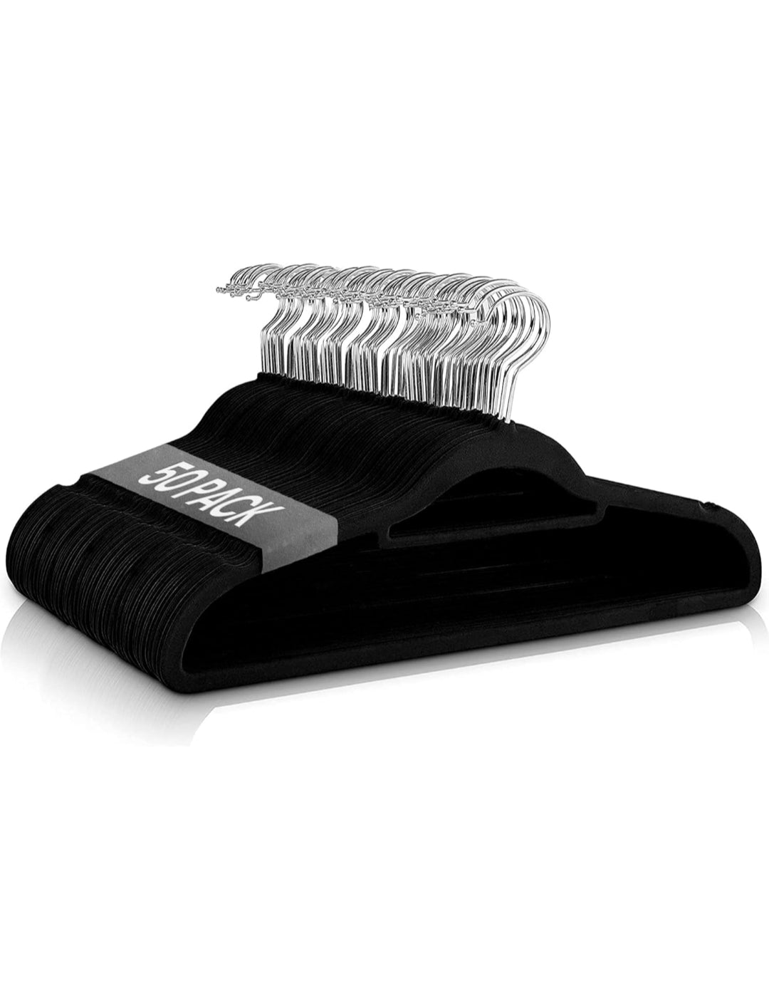 Ediesi, Grucce Appendiabiti in Velluto, 50 pezzi, antiscivolo, morbido, sottile, per pantaloni, camicia, gonna, abiti ,spedizione gratuita su ordine superiore a 50€