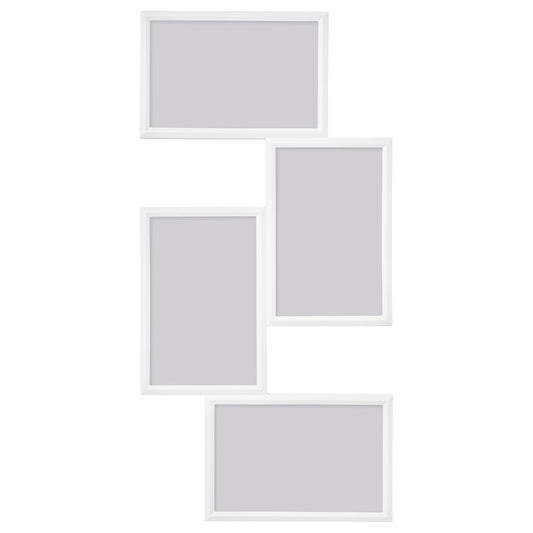 Cornice per 4 fotografie, bianco, 21x41 cm ,  spedizione gratuita su ordine superiore a 50€