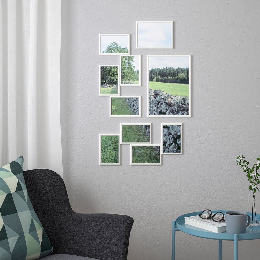 Cornice per 4 fotografie, bianco, 21x41 cm ,  spedizione gratuita su ordine superiore a 50€